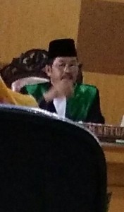 Hakim Ketua Persidangan Bp. Amir Husai.