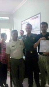 PKRI - MSPK JATIM, Laporan Tugas Ke KODAM V Brawijaya